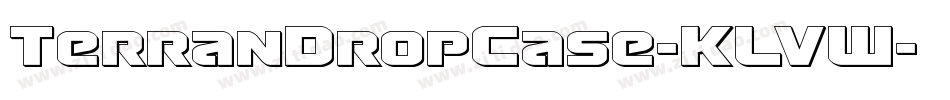 TerranDropCase-KLVW字体转换