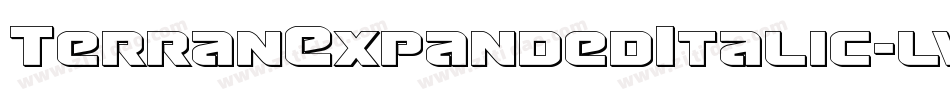 TerranExpandedItalic-lvxV字体转换