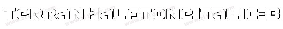 TerranHalftoneItalic-BML5字体转换