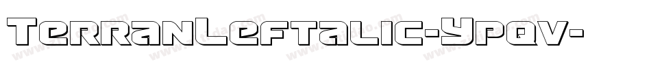 TerranLeftalic-Ypqv字体转换