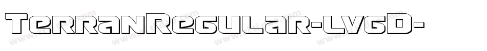 TerranRegular-lvgD字体转换