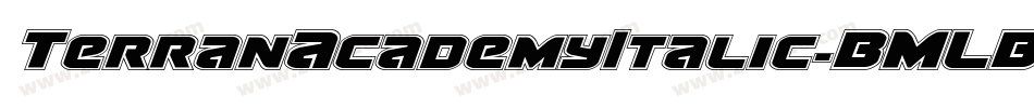 TerranAcademyItalic-BMLB字体转换