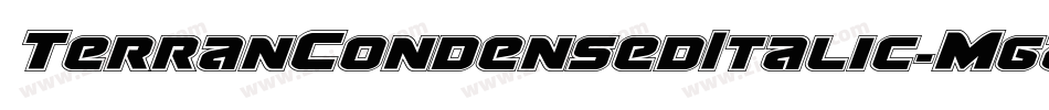 TerranCondensedItalic-MgAp字体转换 TerranCondensedItalic-MgAp字体转换