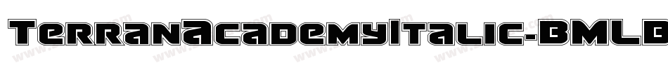 TerranAcademyItalic-BMLB字体转换