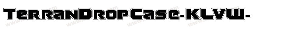TerranDropCase-KLVW字体转换