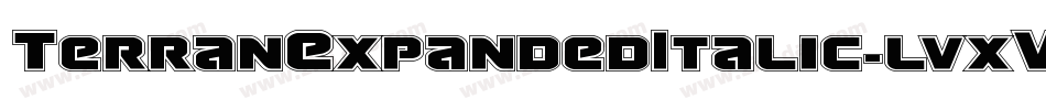 TerranExpandedItalic-lvxV字体转换