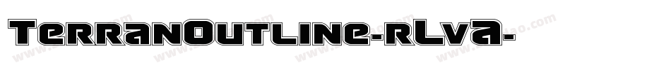TerranOutline-rLvA字体转换