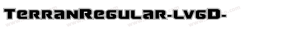 TerranRegular-lvgD字体转换