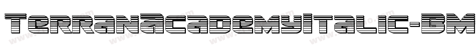 TerranAcademyItalic-BMLB字体转换