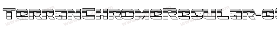 TerranChromeRegular-8GOM字体转换