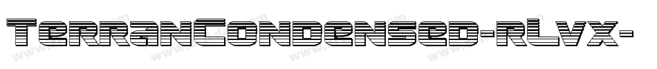TerranCondensed-rLvx字体转换
