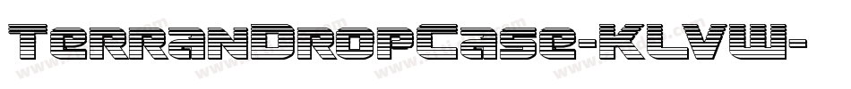 TerranDropCase-KLVW字体转换