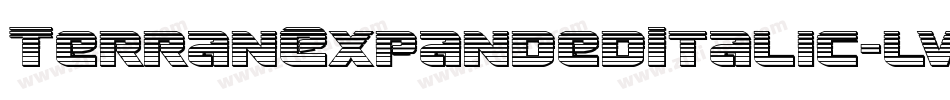 TerranExpandedItalic-lvxV字体转换