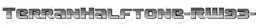 TerranHalftone-RW93字体转换