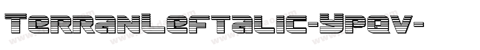 TerranLeftalic-Ypqv字体转换