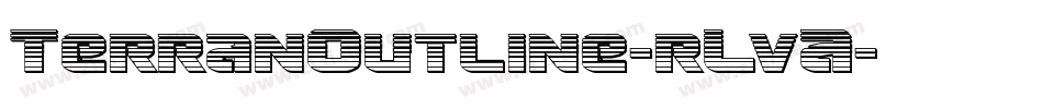 TerranOutline-rLvA字体转换