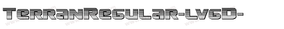 TerranRegular-lvgD字体转换