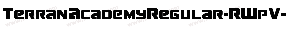 TerranAcademyRegular-RWpV字体转换