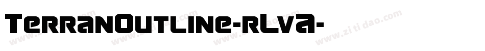 TerranOutline-rLvA字体转换