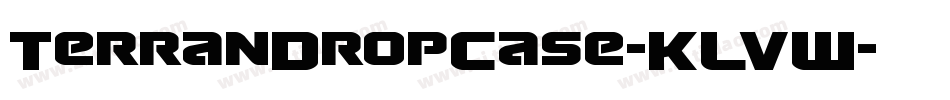 TerranDropCase-KLVW字体转换