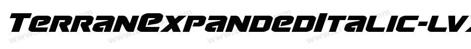 TerranExpandedItalic-lvxV字体转换
