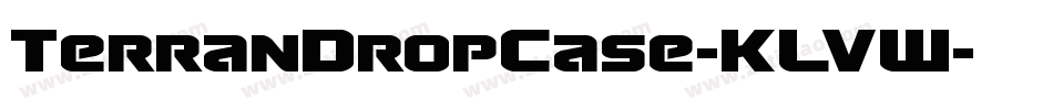 TerranDropCase-KLVW字体转换