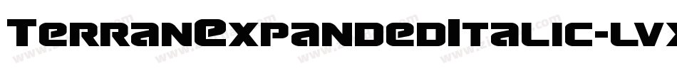 TerranExpandedItalic-lvxV字体转换