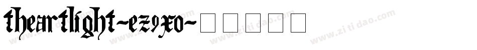 TheArtLight-eZ9xO字体转换