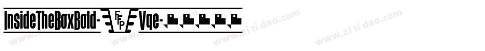 InsideTheBoxBold-1Vqe字体转换