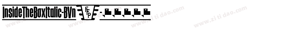 InsideTheBoxItalic-BVn3字体转换