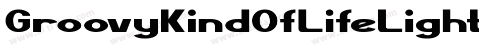 GroovyKindOfLifeLight-gr26字体转换