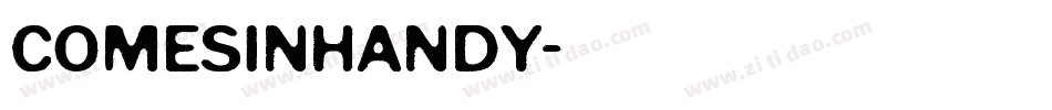 comesinhandy字体转换