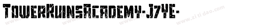 TowerRuinsAcademy-J7YE字体转换