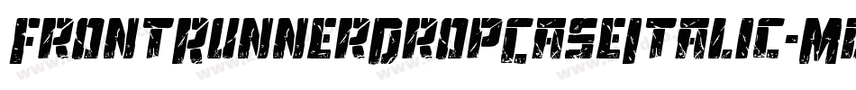 FrontRunnerDropCaseItalic-MgvP字体转换