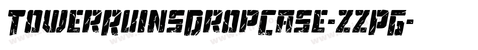 TowerRuinsDropCase-zzPG字体转换