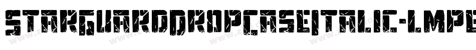 StarGuardDropCaseItalic-lmpe字体转换 StarGuardDropCaseItalic-lmpe字体转换