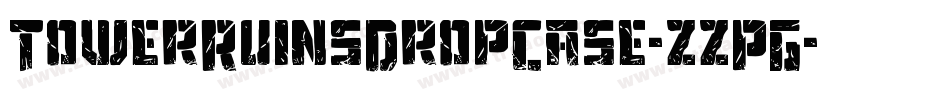 TowerRuinsDropCase-zzPG字体转换