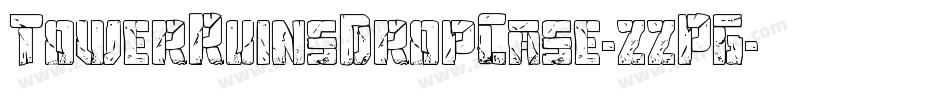TowerRuinsDropCase-zzPG字体转换
