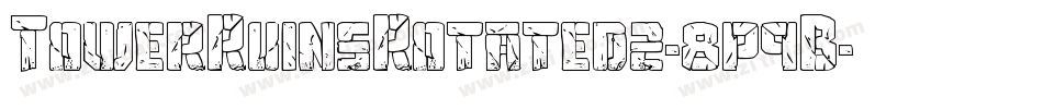 TowerRuinsRotated2-8p9B字体转换