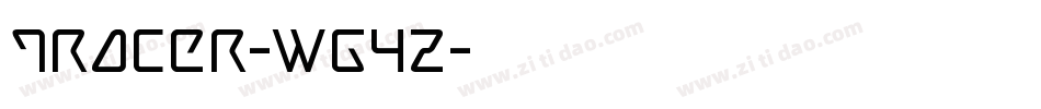 Tracer-Wg4z字体转换