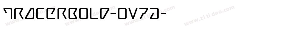 TracerBold-Ov7A字体转换
