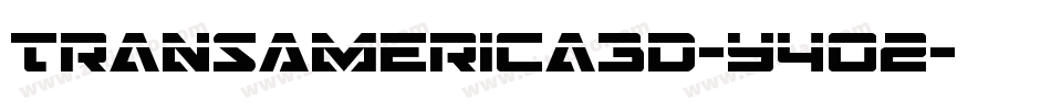 TransAmerica3D-Y4o2字体转换