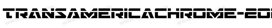 TransAmericaChrome-2oeo字体转换