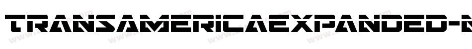 TransAmericaExpanded-m955字体转换