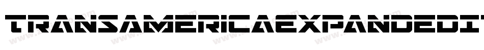 TransAmericaExpandedItalic-dDpZ字体转换