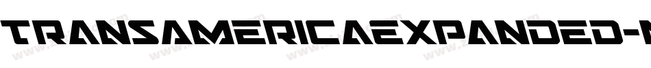 TransAmericaExpanded-m955字体转换