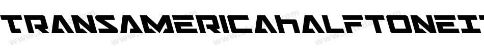 TransAmericaHalftoneItalic-gVqE字体转换