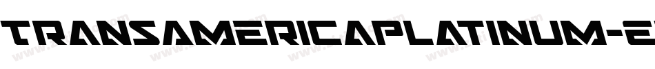 TransAmericaPlatinum-EnK9字体转换 TransAmericaPlatinum-EnK9字体转换