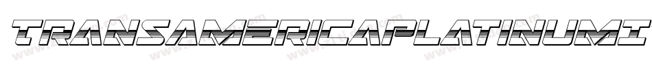 TransAmericaPlatinumItalic-Ov3d字体转换 TransAmericaPlatinumItalic-Ov3d字体转换