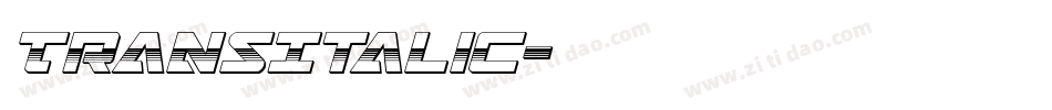 TransItalic字体转换